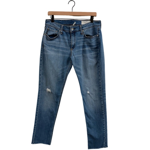 rag & bone Dre Low-Rise slim Boyfriend Jeans - Picture 1 of 12